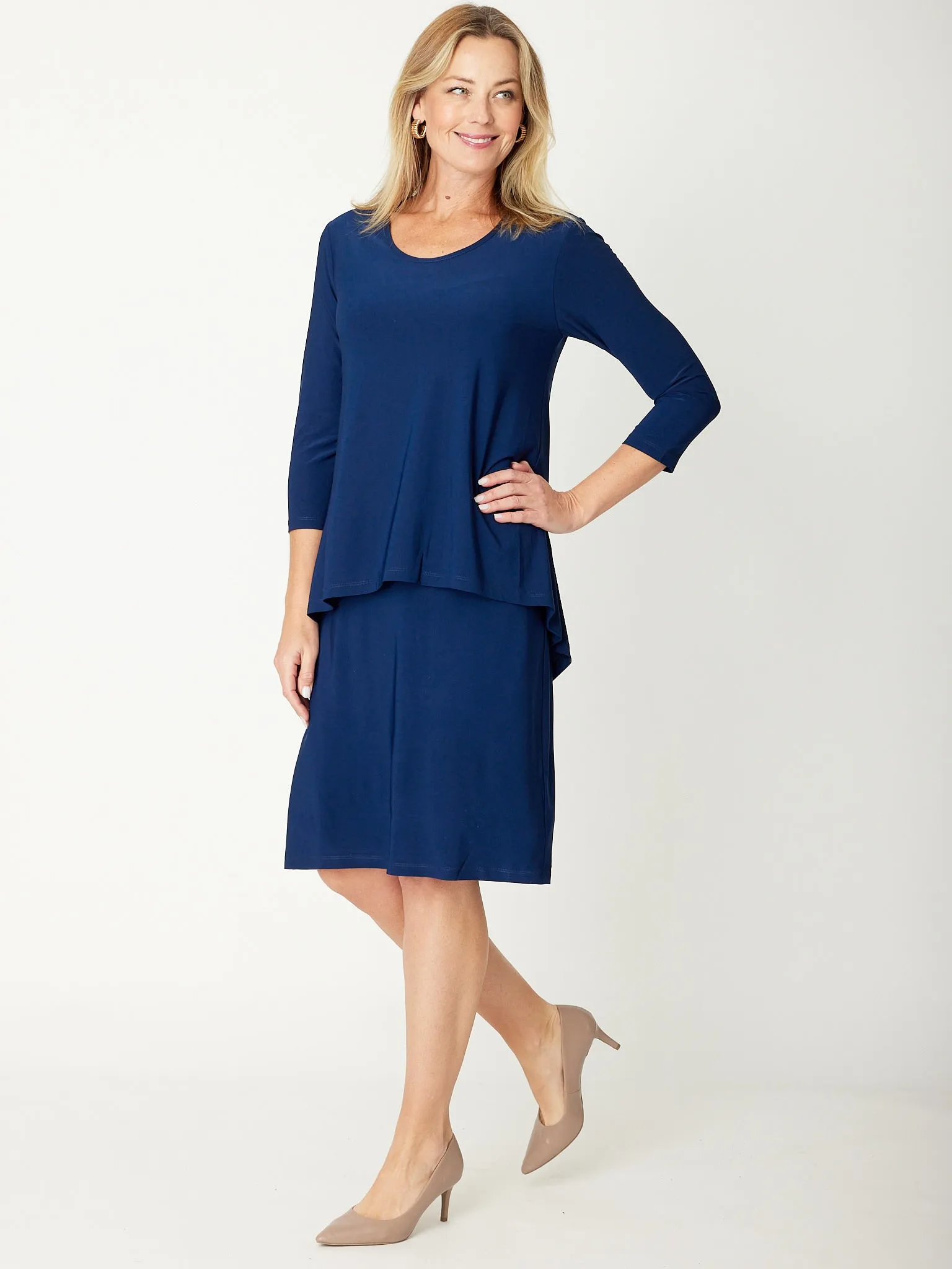 Core Forgiveness Dress - Navy 27352-Sw