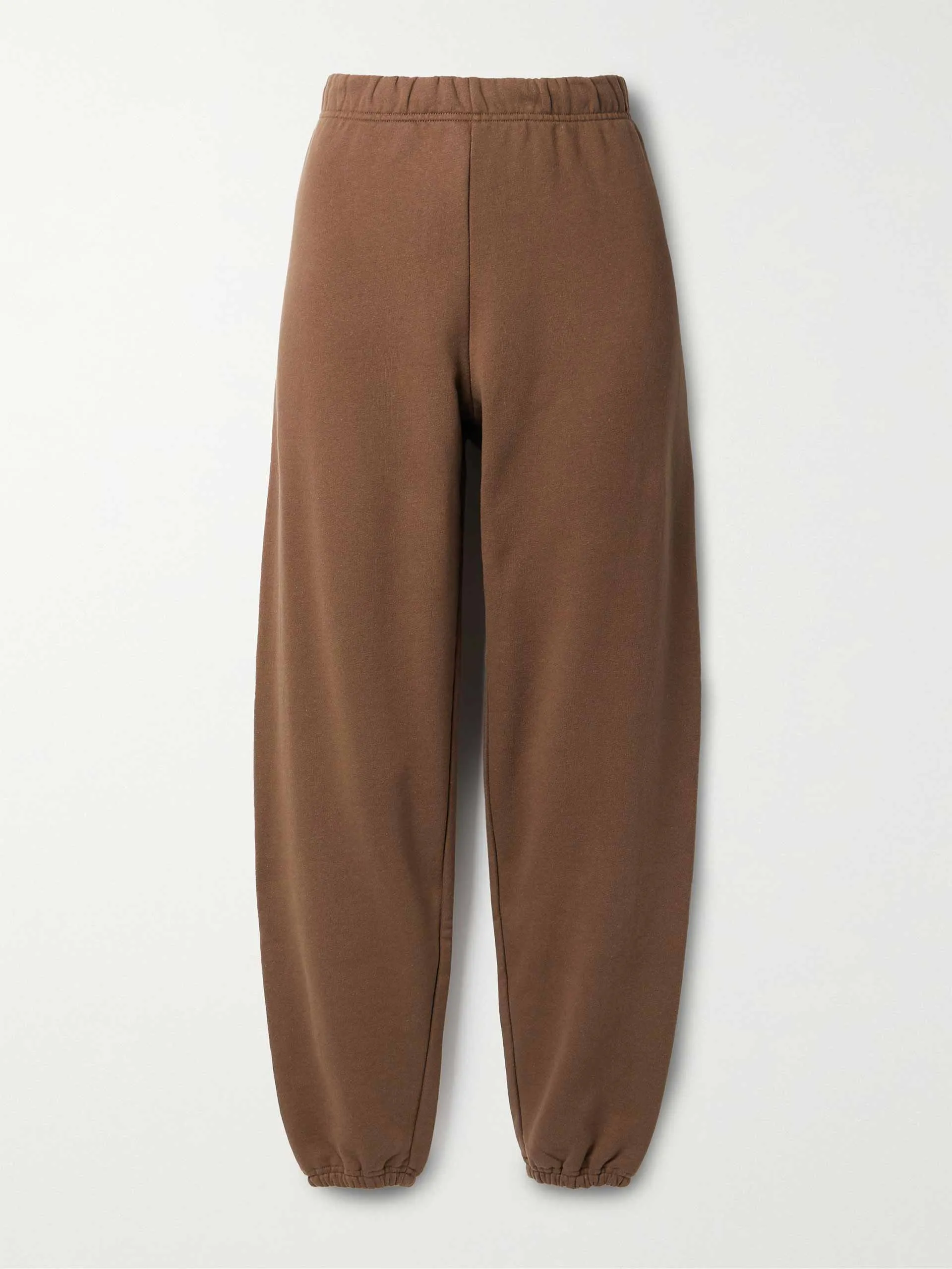 Cotton-jersey track pants