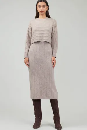 Current Air Oatmeal Sweater Dress