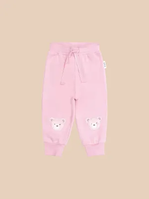 Daisy Furry Bear Track Pant - Lilac