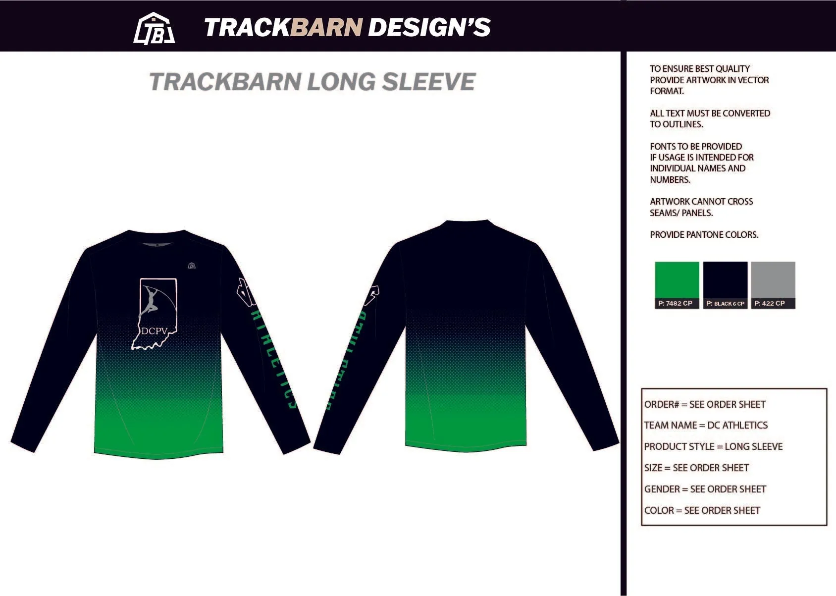 DC-Athletics- Youth Long Sleeve