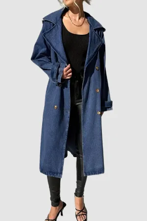 Denim Trench Coat