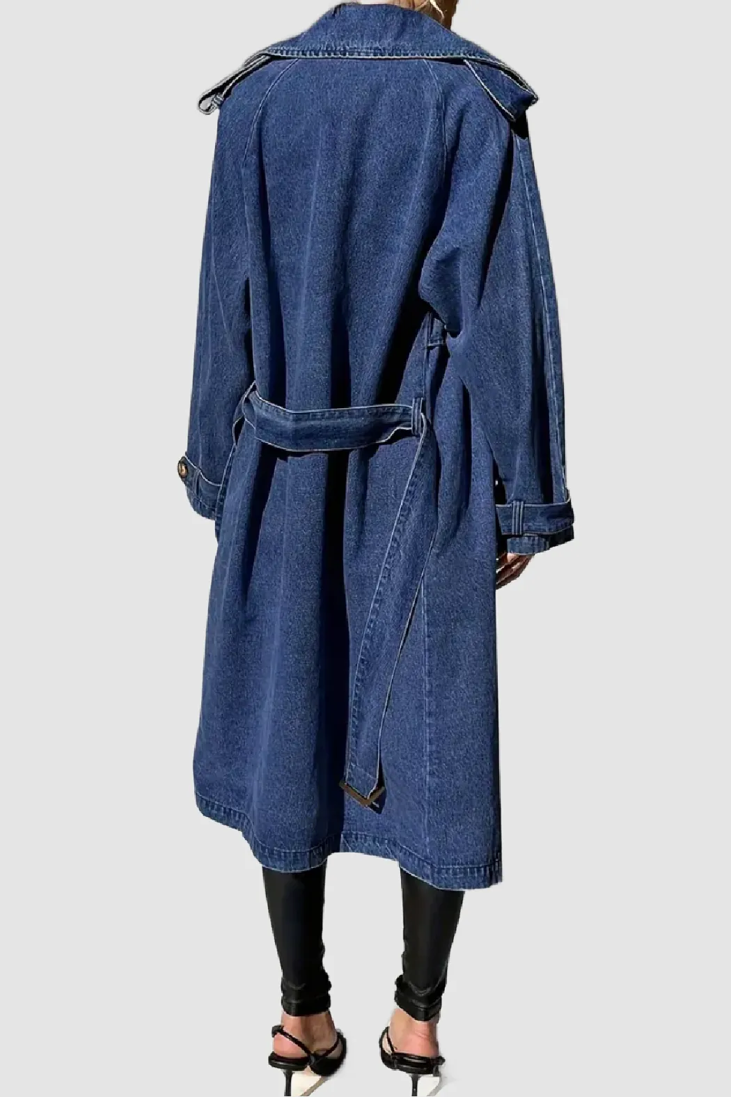 Denim Trench Coat