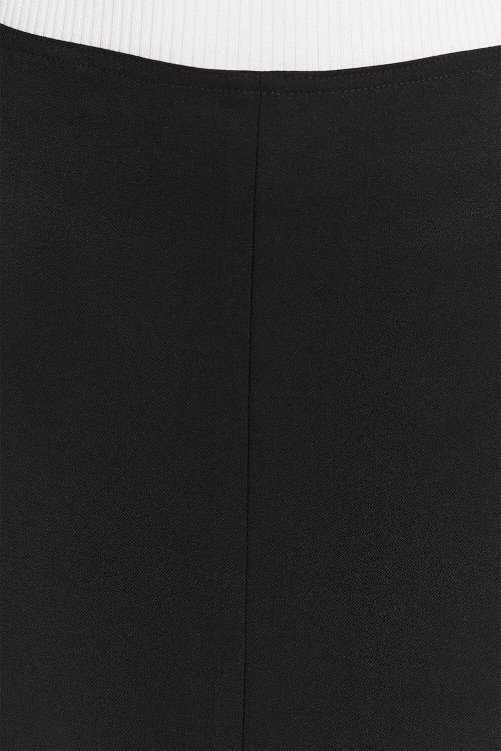 DREW BLACK SPLIT MIDI SKIRT