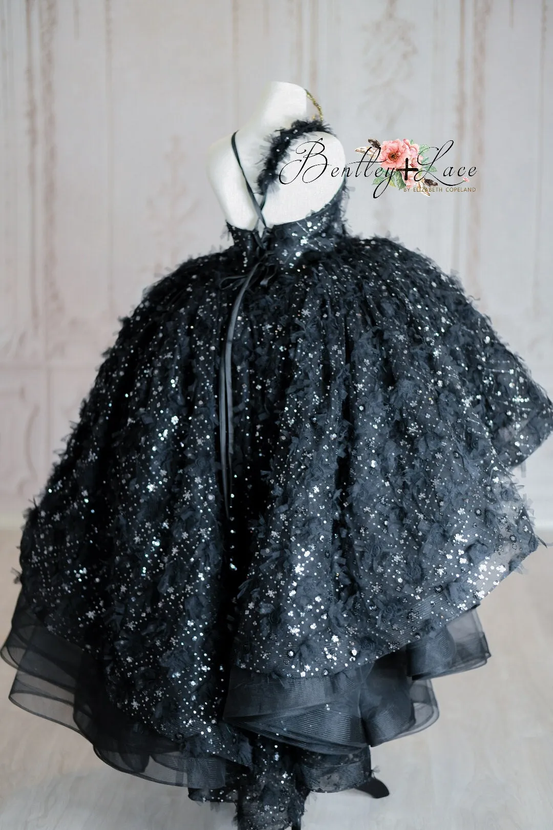 Euc "Magic" Midnight-  high low gown ( 7 Year - Petite 8 Year)