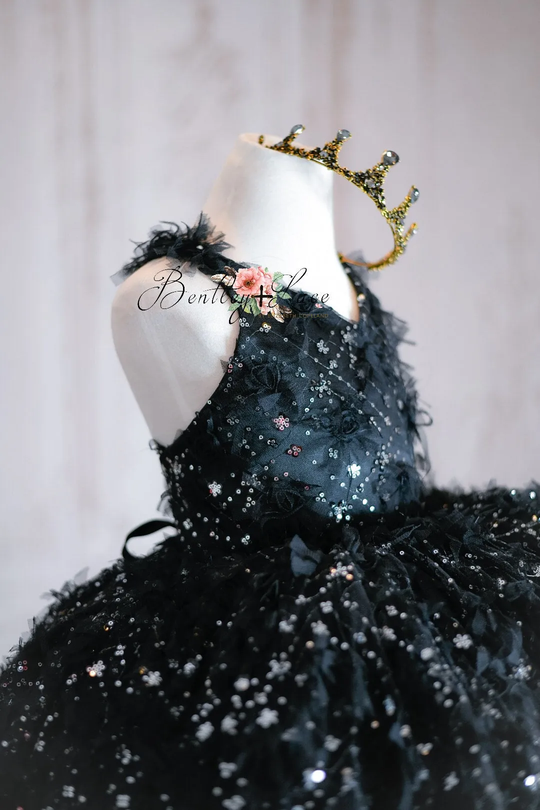 Euc "Magic" Midnight-  high low gown ( 7 Year - Petite 8 Year)