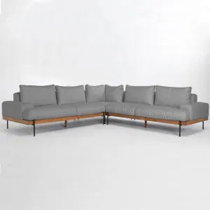 Faro Sectional, Light Gray
