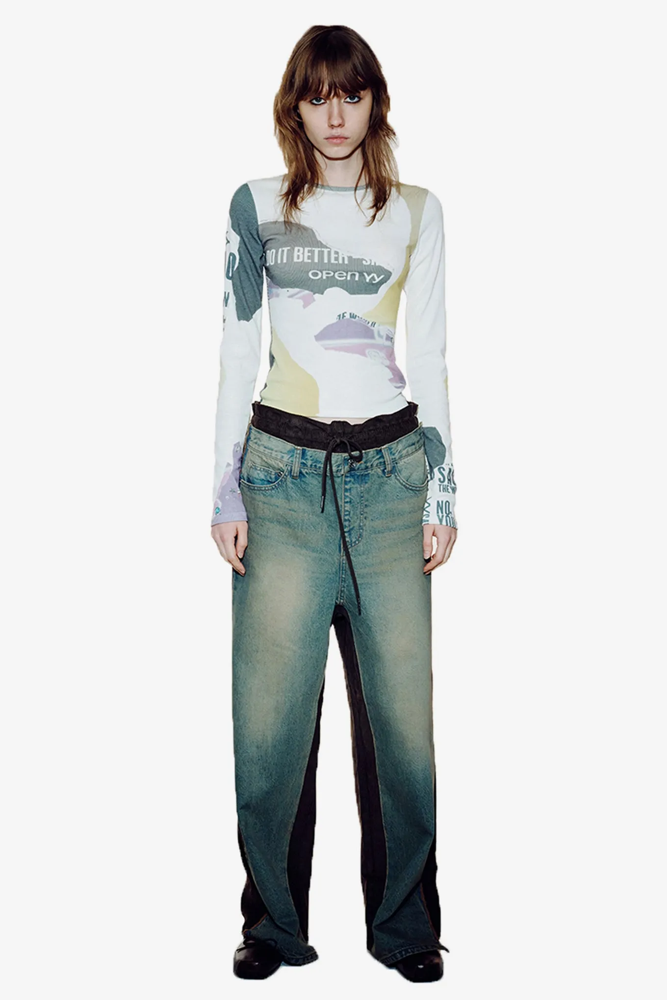 FRONT JEAN CORDUROY PANTS