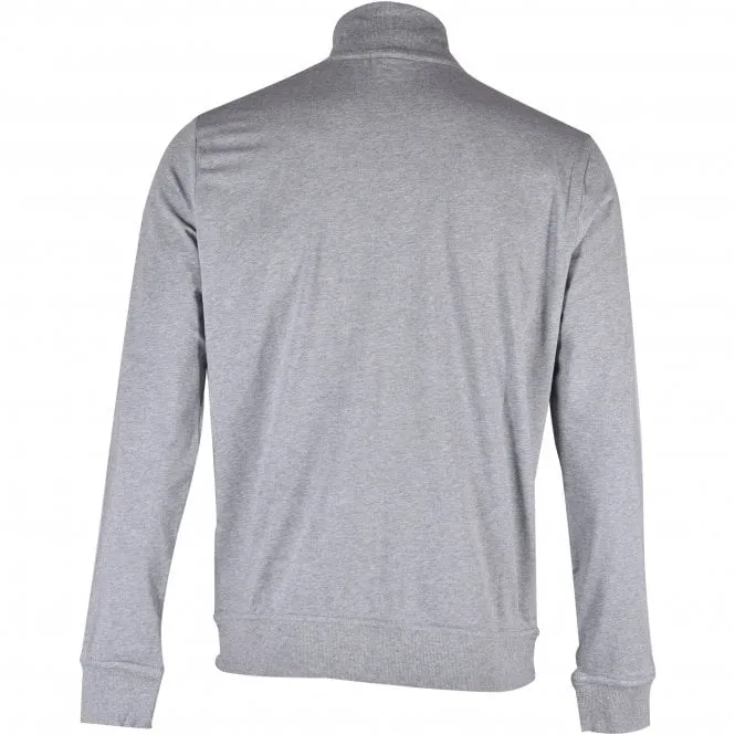 Full Zip Track Jacket, Grey Melange