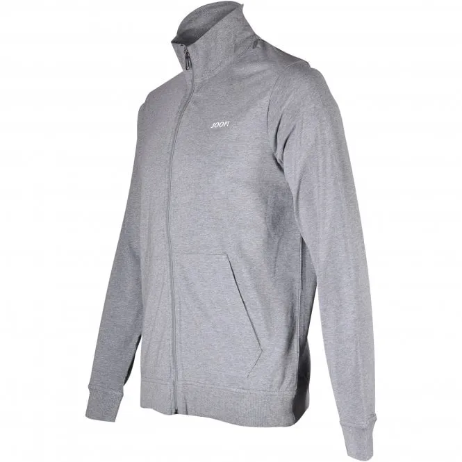 Full Zip Track Jacket, Grey Melange