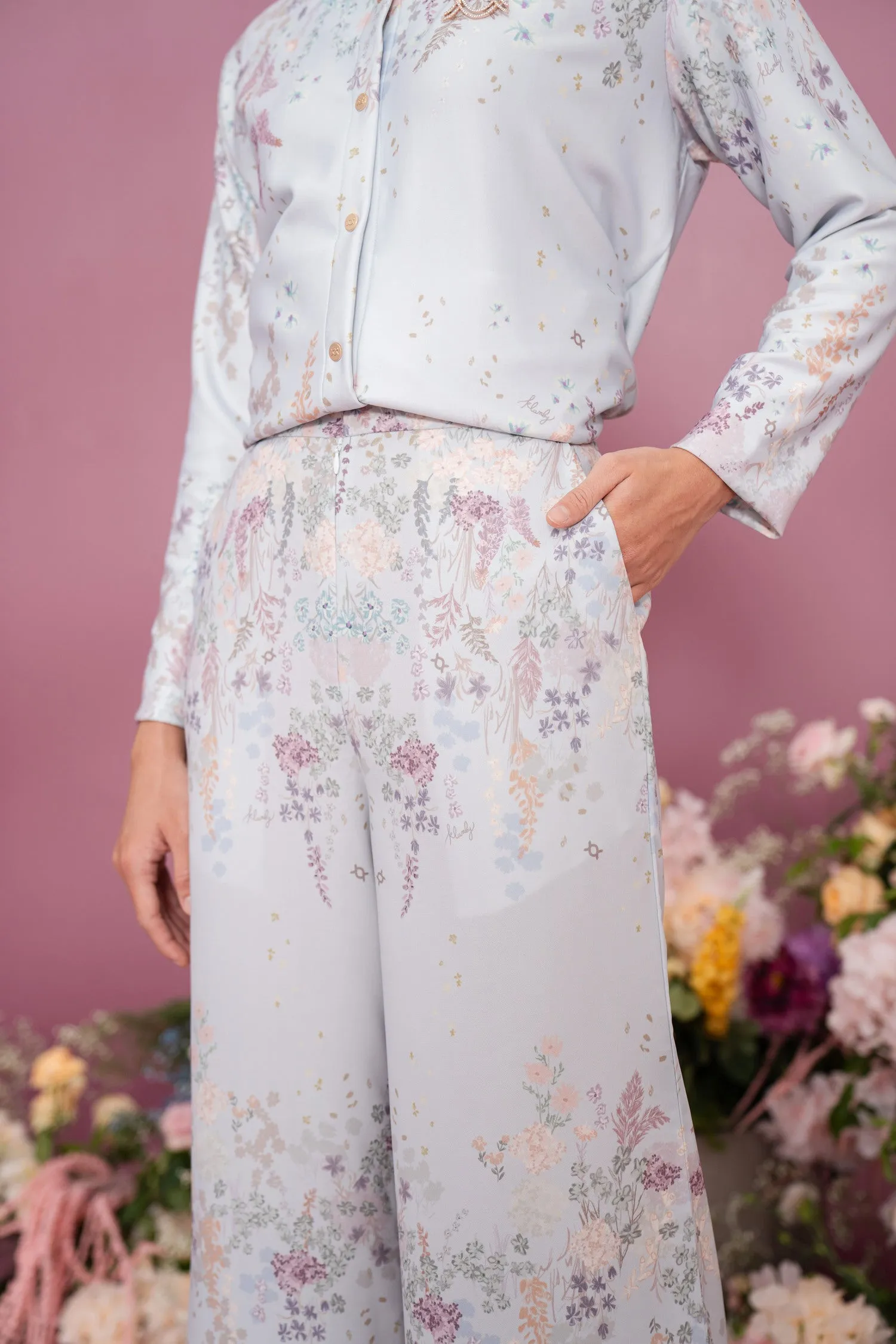 Gardenia Pants Ashy Blue