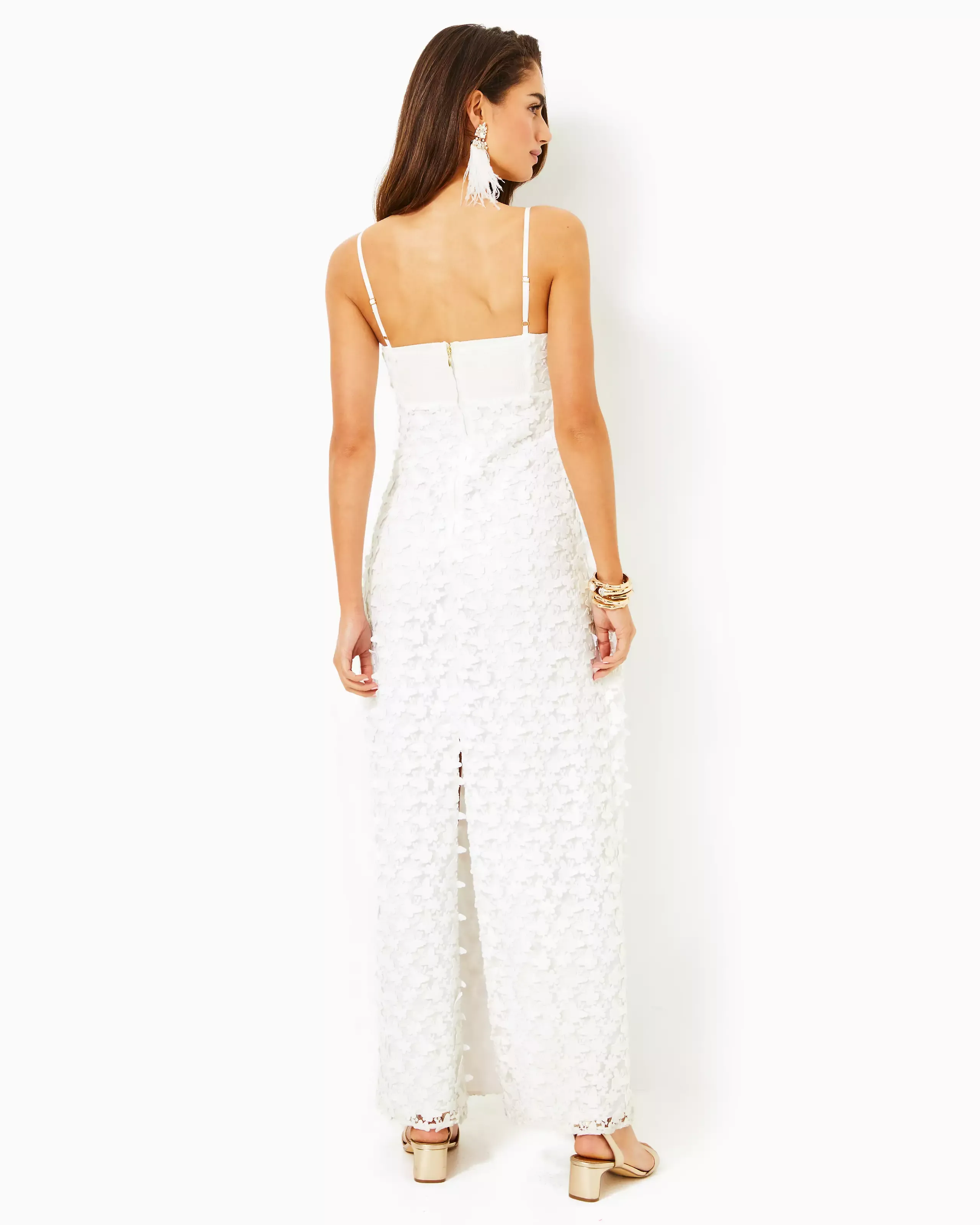 Gillian Lace Maxi Slip Dress