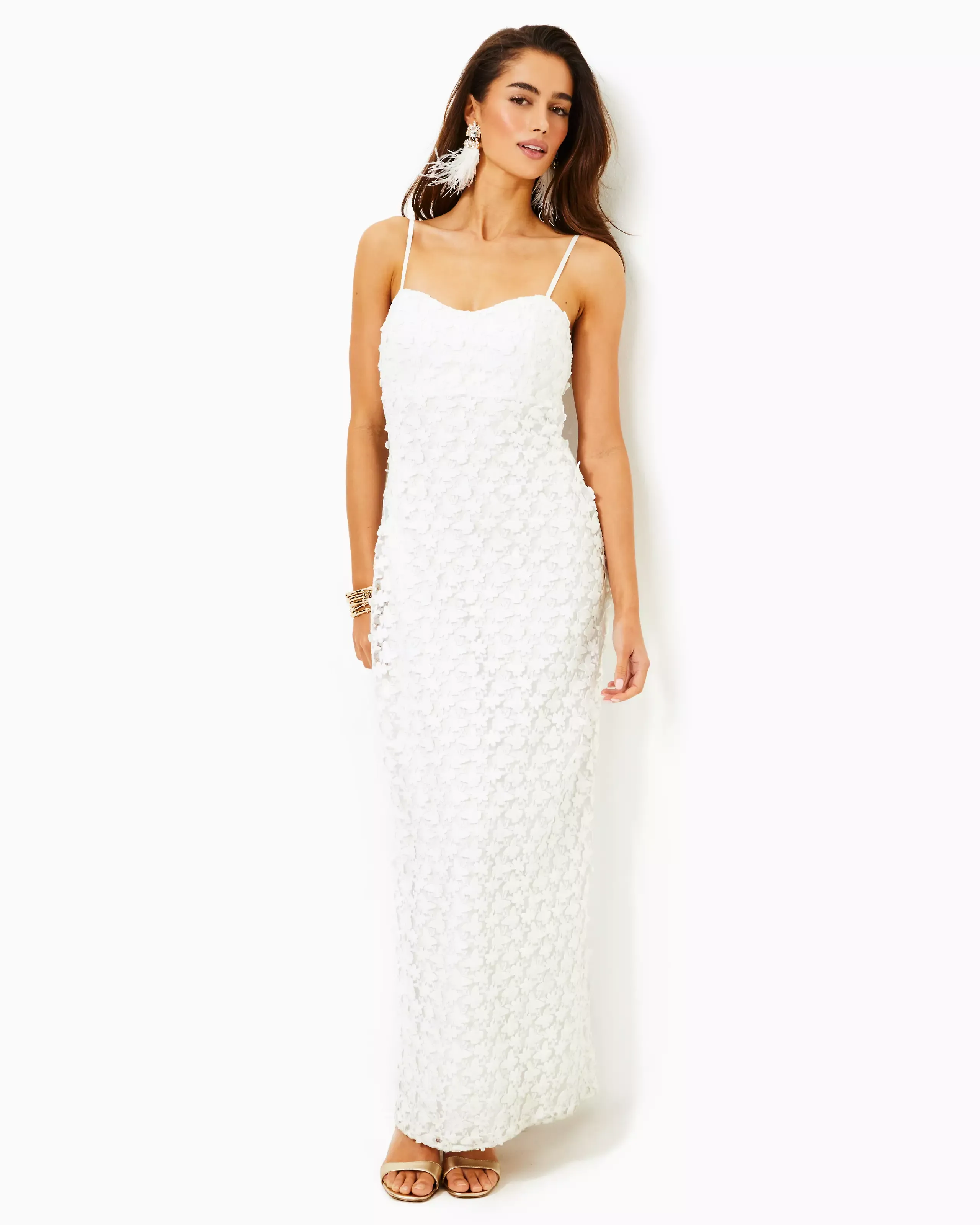Gillian Lace Maxi Slip Dress
