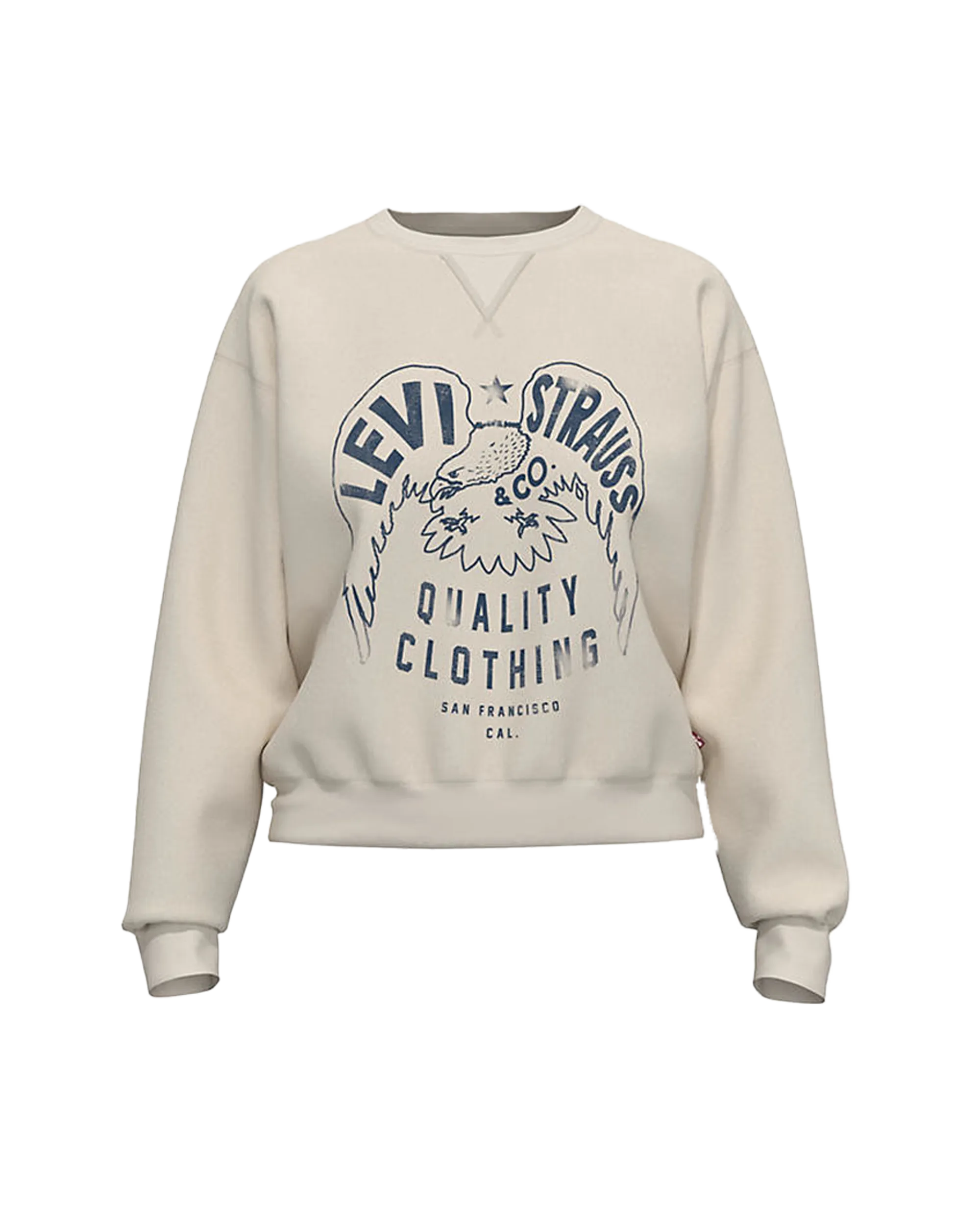 Graphic Signature Sweatshirt in Eagle Egret