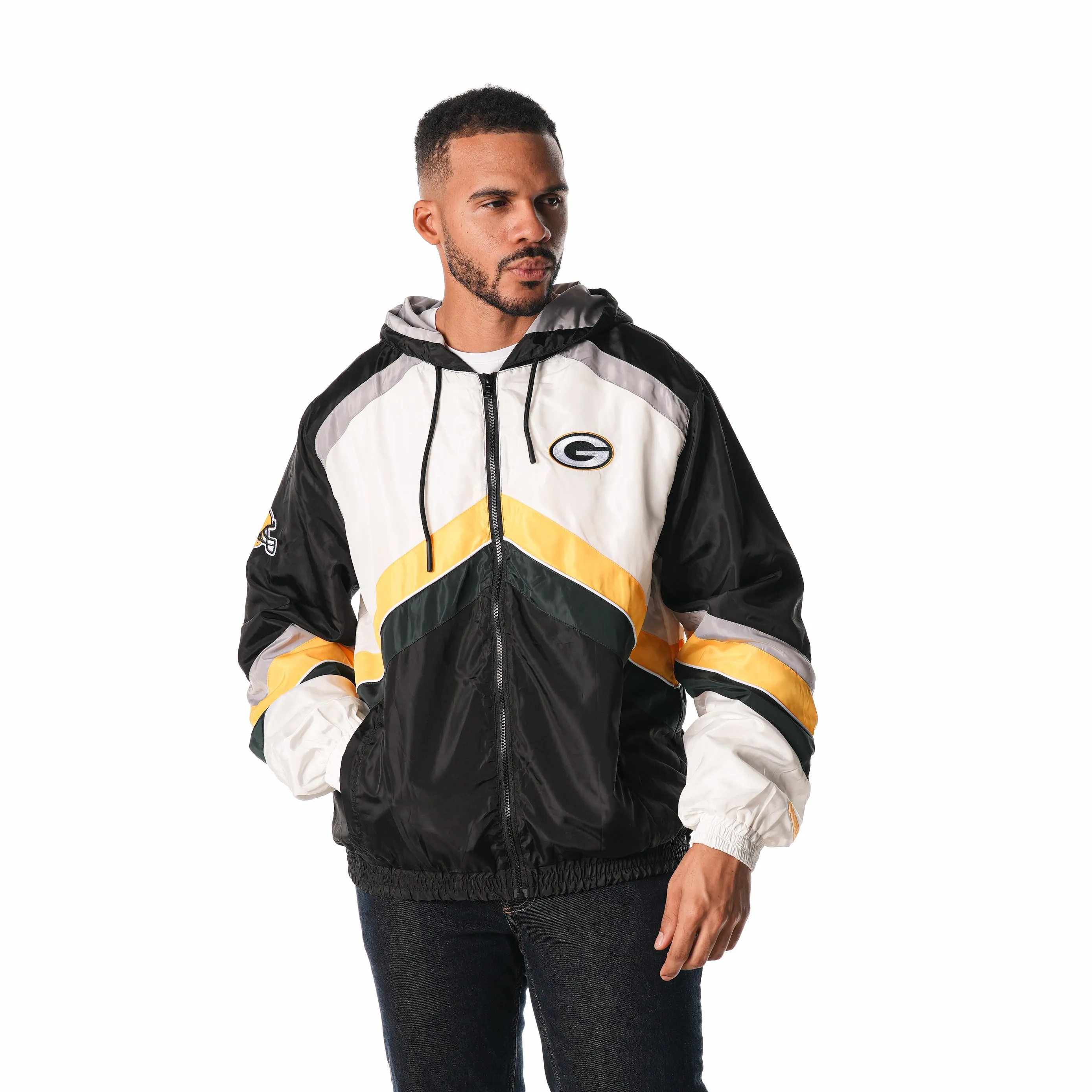Green Bay Packers Chevron Track Jacket - Multi