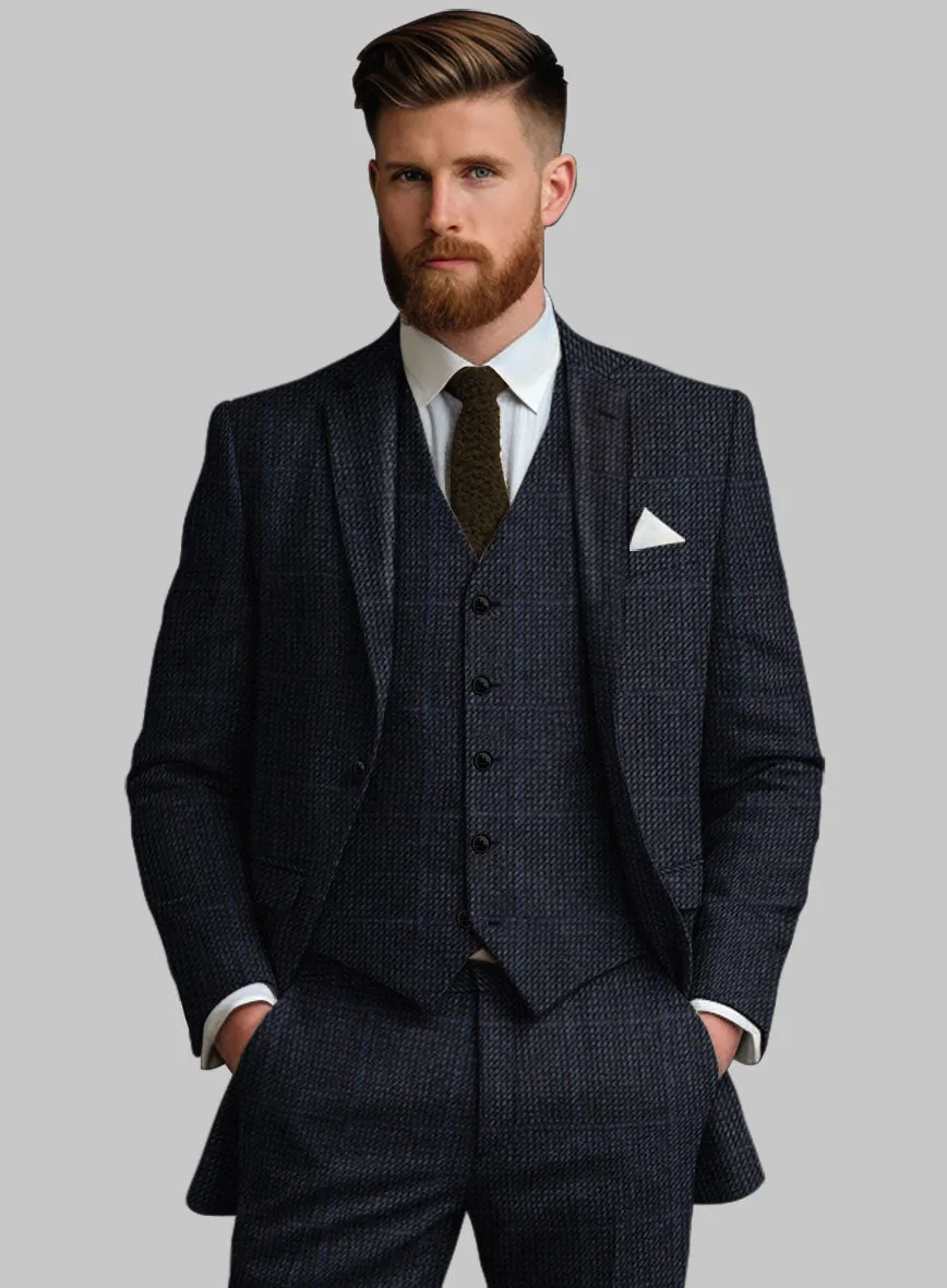 Harris Tweed Rope Blue Jacket