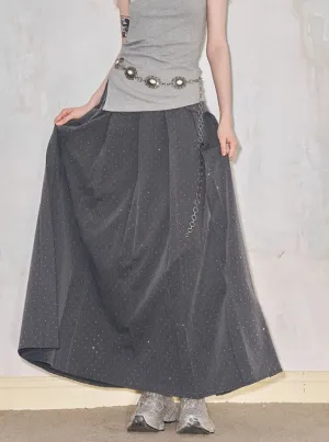 Hot Diamond Pleated Skirt