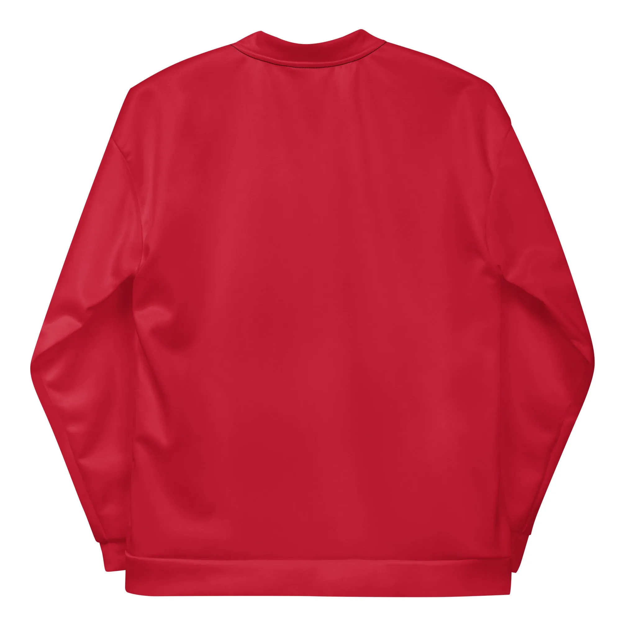 Humble Sportswear™ Men's Crimson Red Bomber Jacket