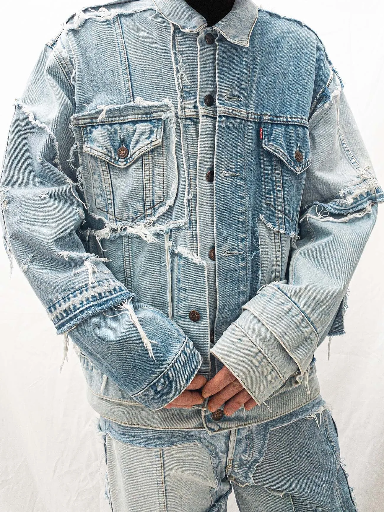 Jacket Paneled Blue