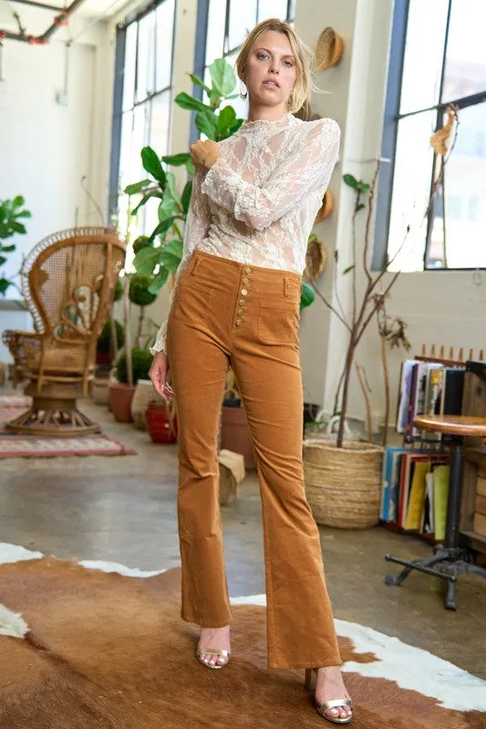 Kassie Corduroy Flare Pants