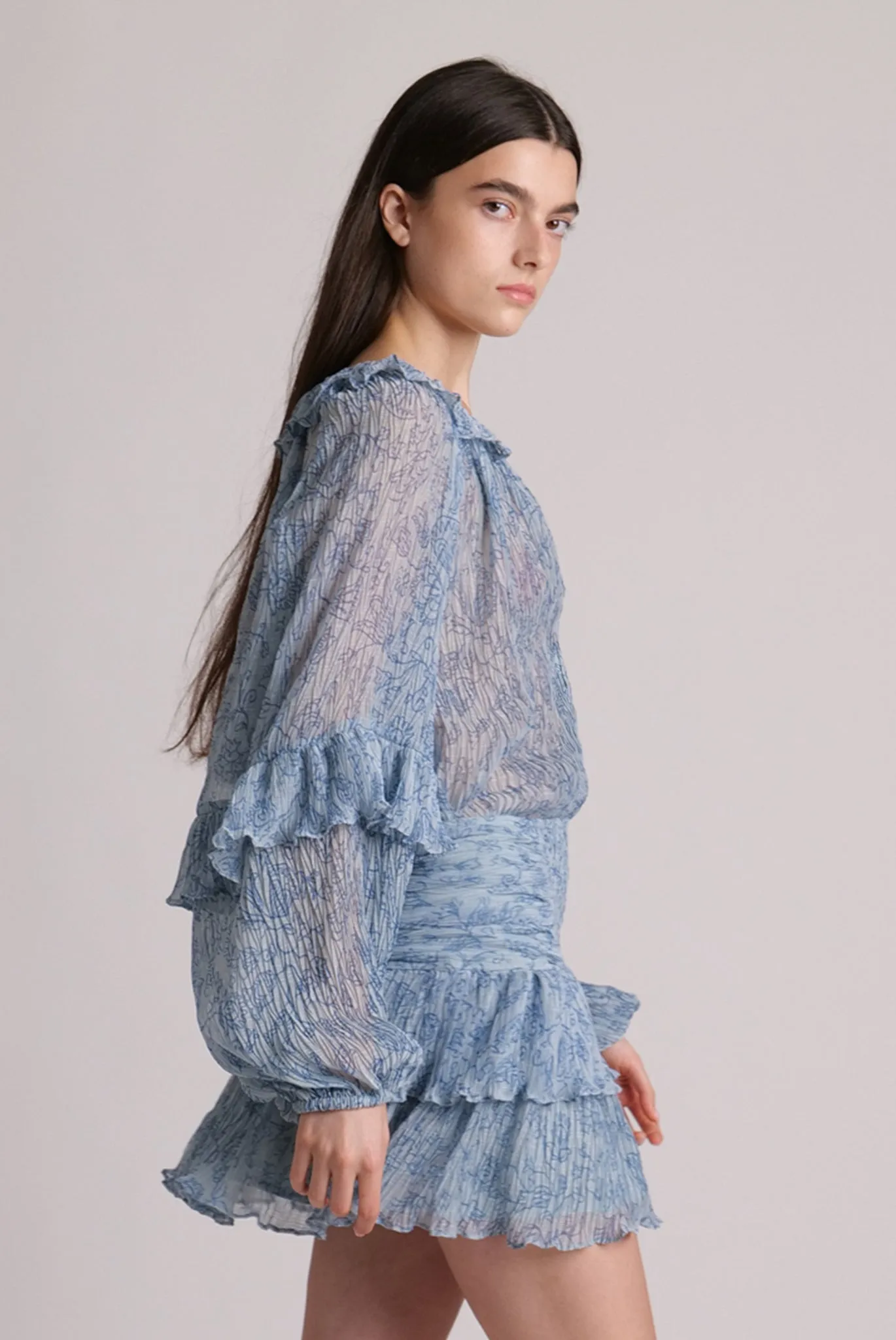 Keith Ruffled Skirt