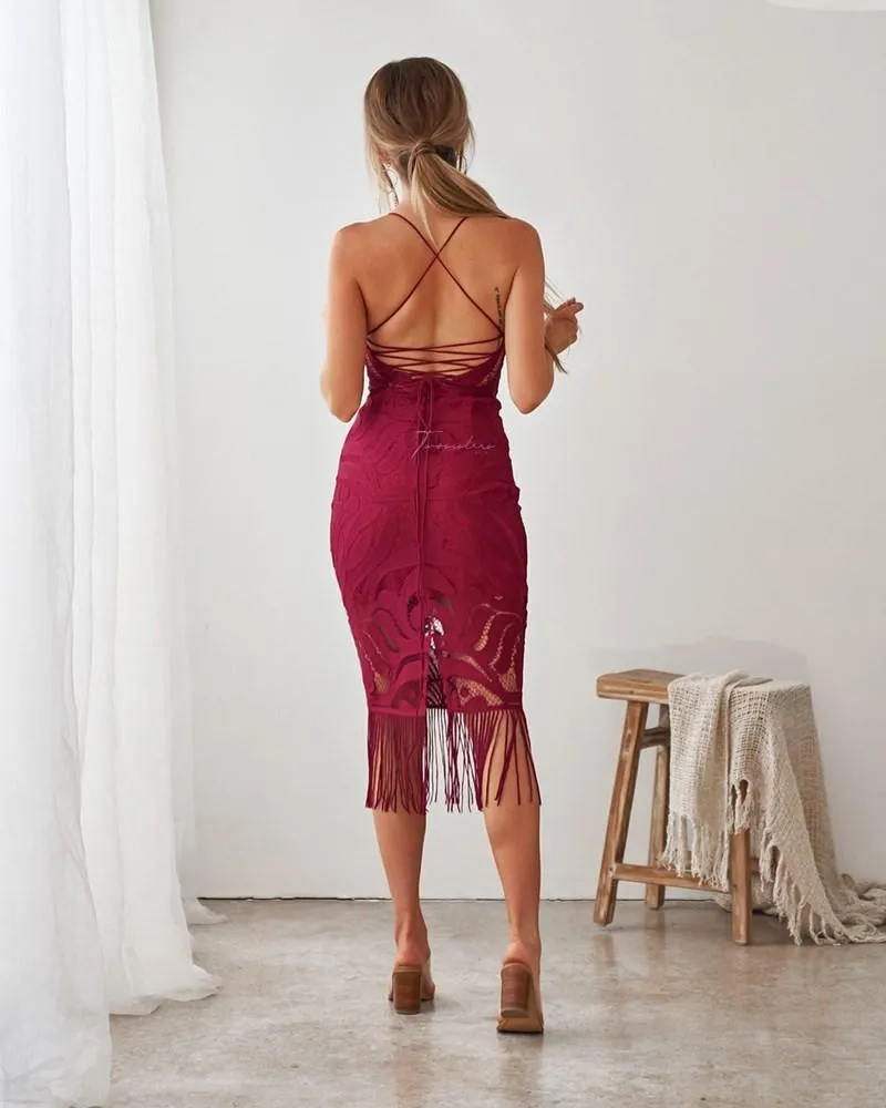 Khaleesi Dress - Cerise