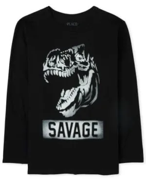 Kids Place (Fall) Sweatshirt - Black "savage"