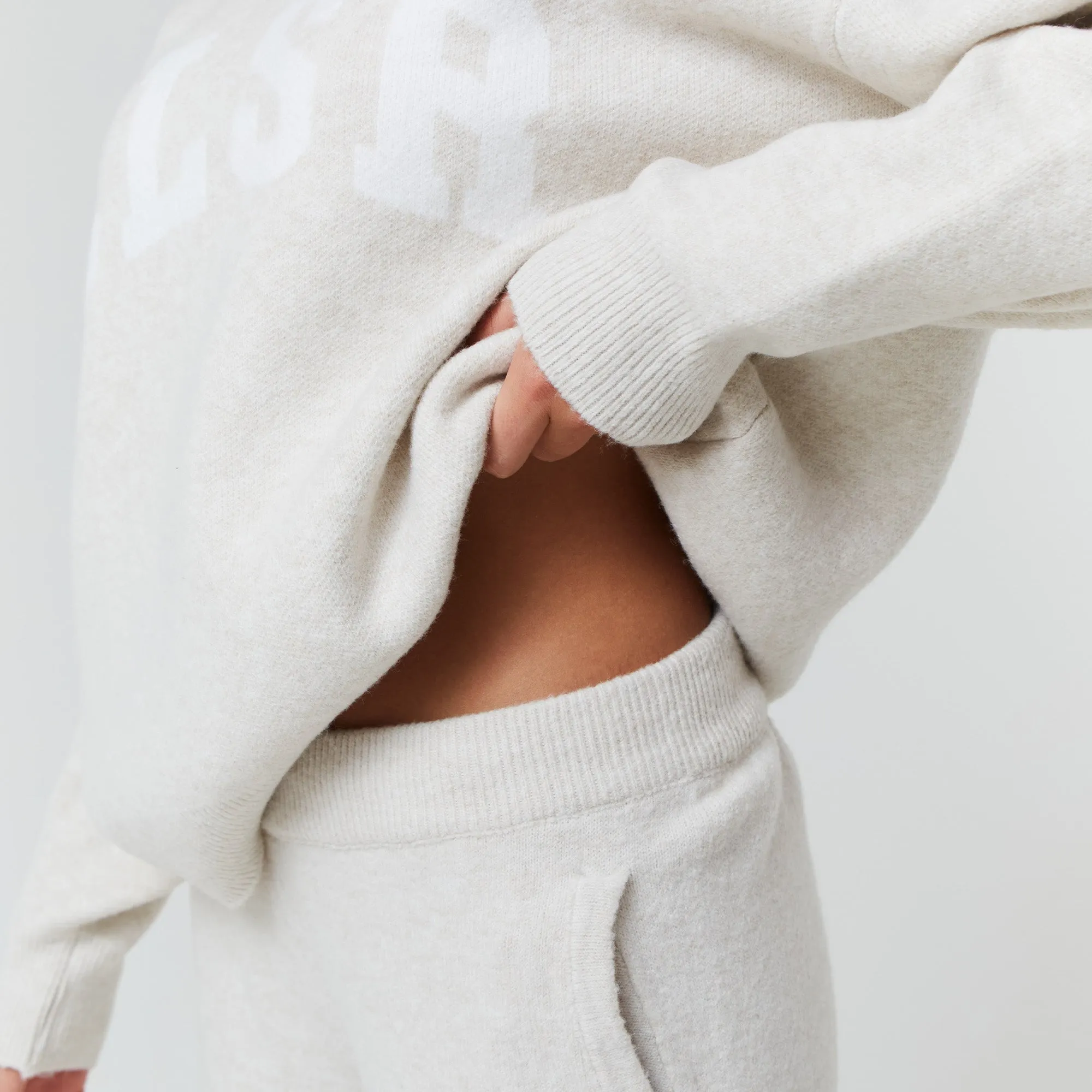 Knit Crewneck Tracksuit | Oatmeal