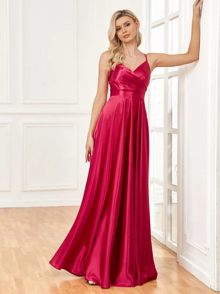 Know To Be Wild Satin Evening Party Dress