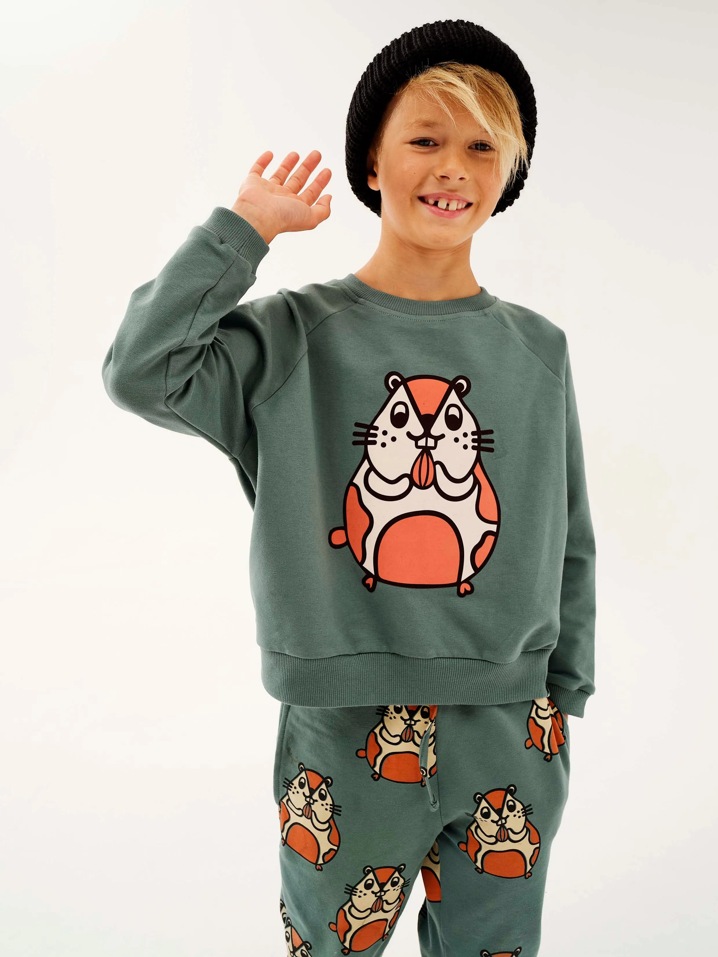 KUKUKID Green Hamster SP Sweatshirt