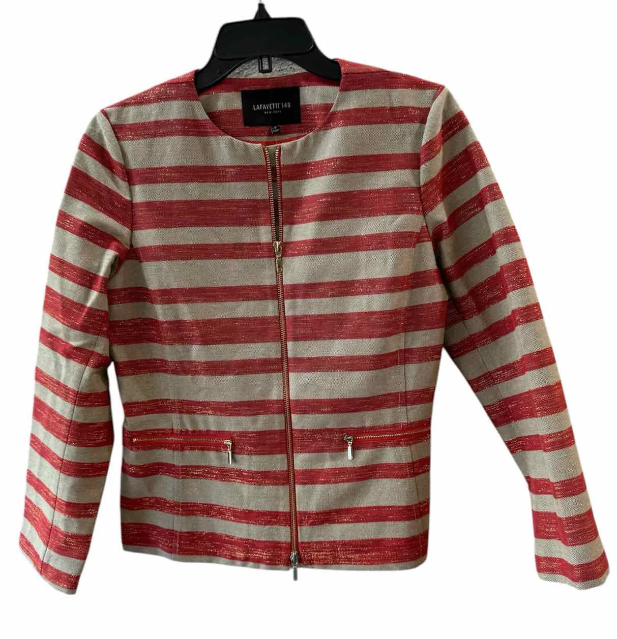 Lafayette 148 Red and gray Size S Jacket