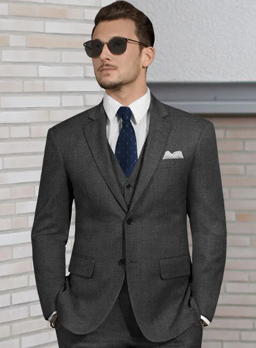Lanificio Zegna Trofeo Charcoal Wool Jacket