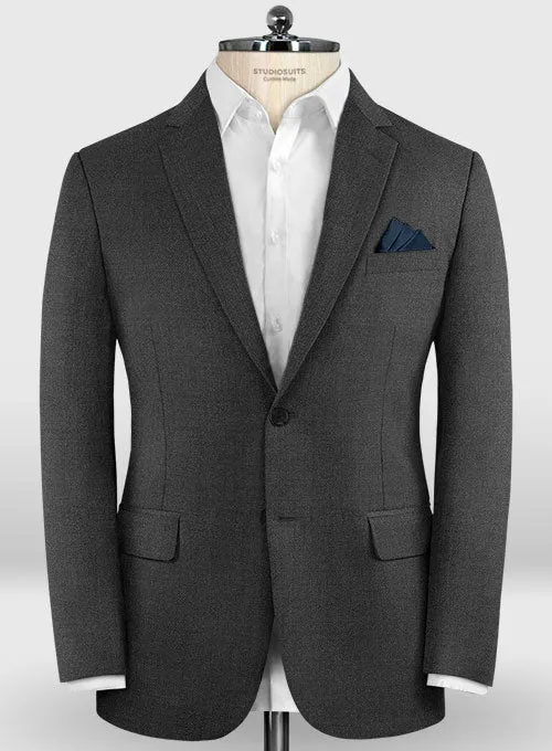 Lanificio Zegna Trofeo Charcoal Wool Jacket