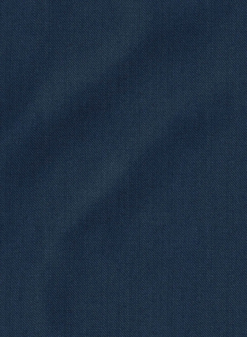 Lanificio Zegna Trofeo Flat Blue Wool Jacket