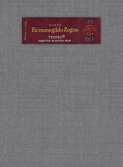 Lanificio Zegna Trofeo Gray Wool Jacket