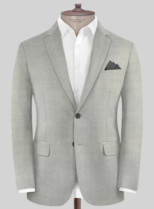 Lanificio Zegna Trofeo Light Gray Wool Jacket