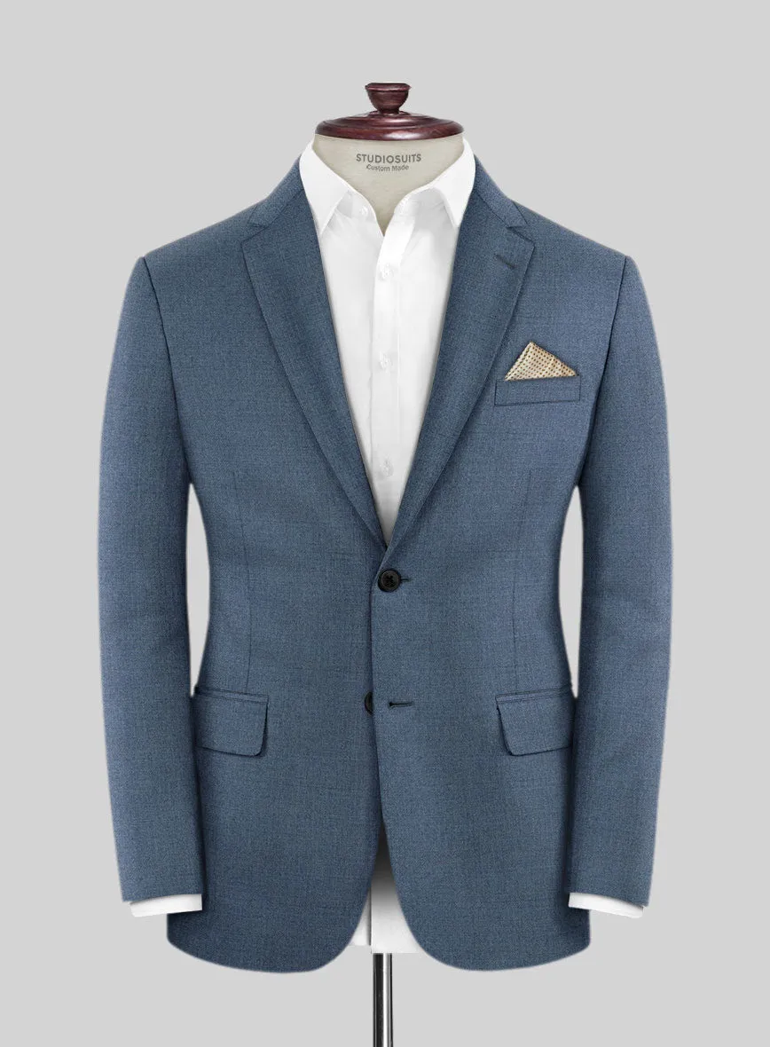 Lanificio Zegna Trofeo Prussian Blue Wool Jacket