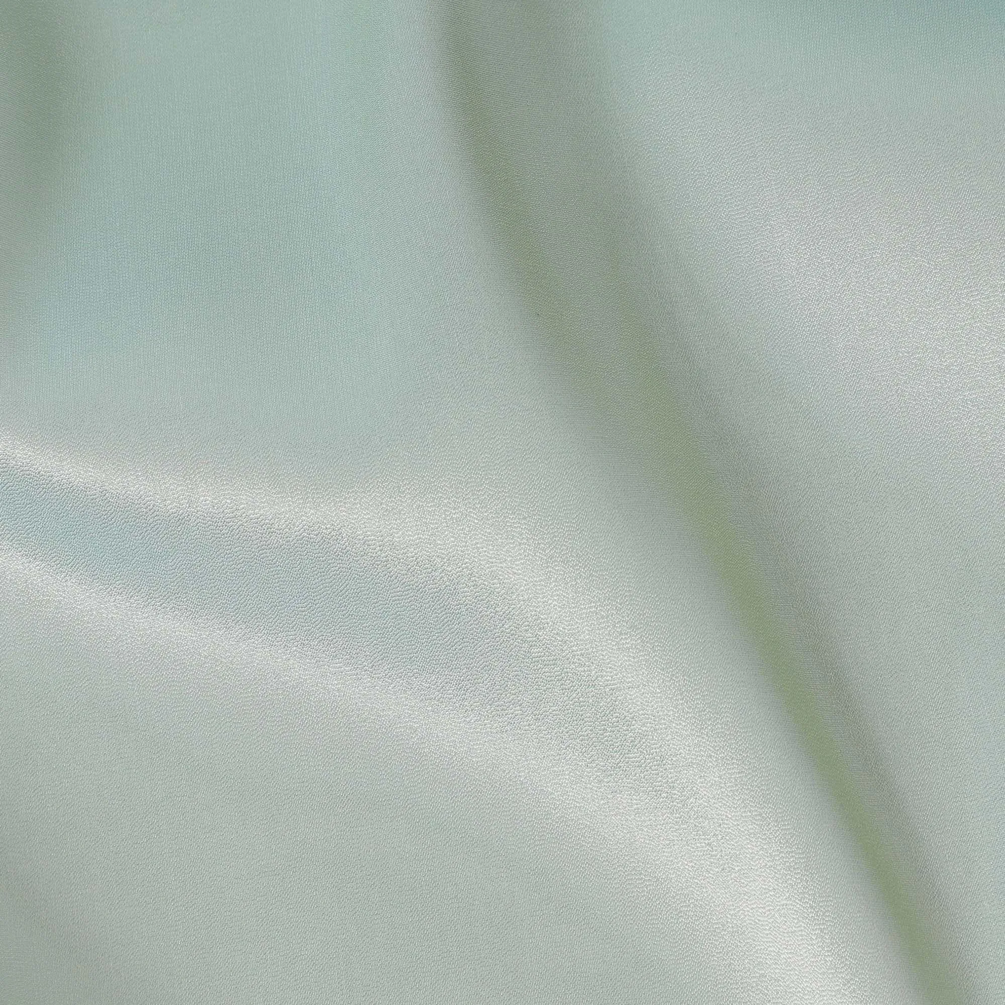 Laurel green to light teal blue premium pure silk lame fabric in ombre design-D13549