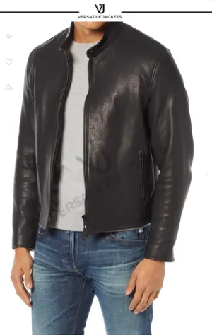 Leather Moto Jacket