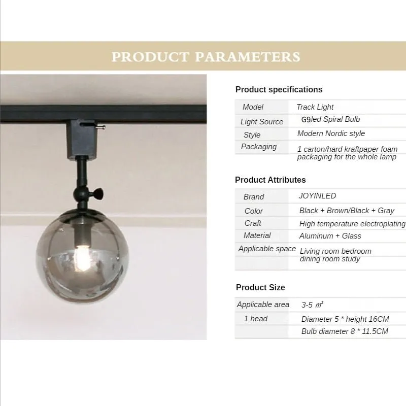 LED Slide Track Light for Home Interior