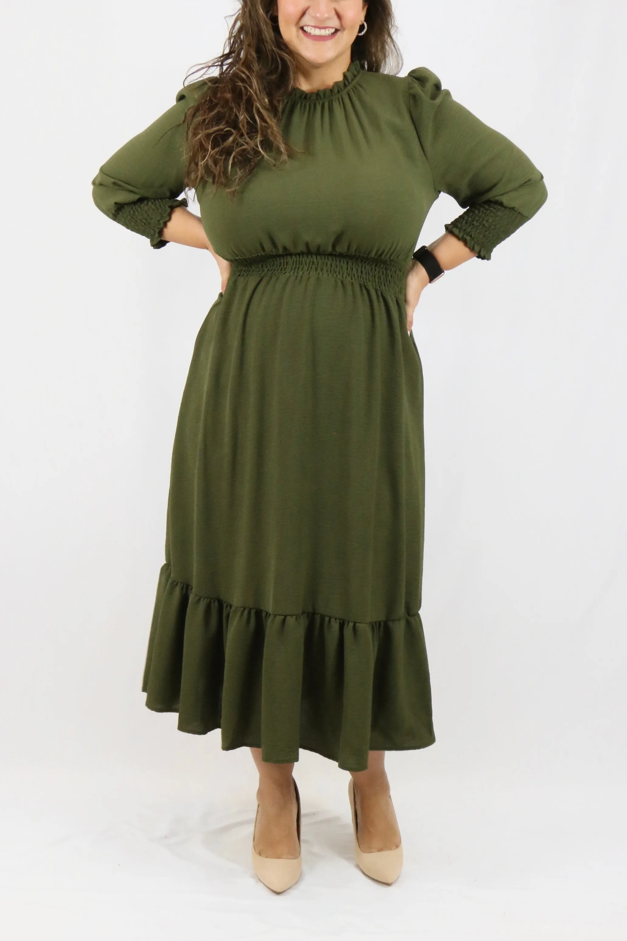 Lexie Dress - Olive