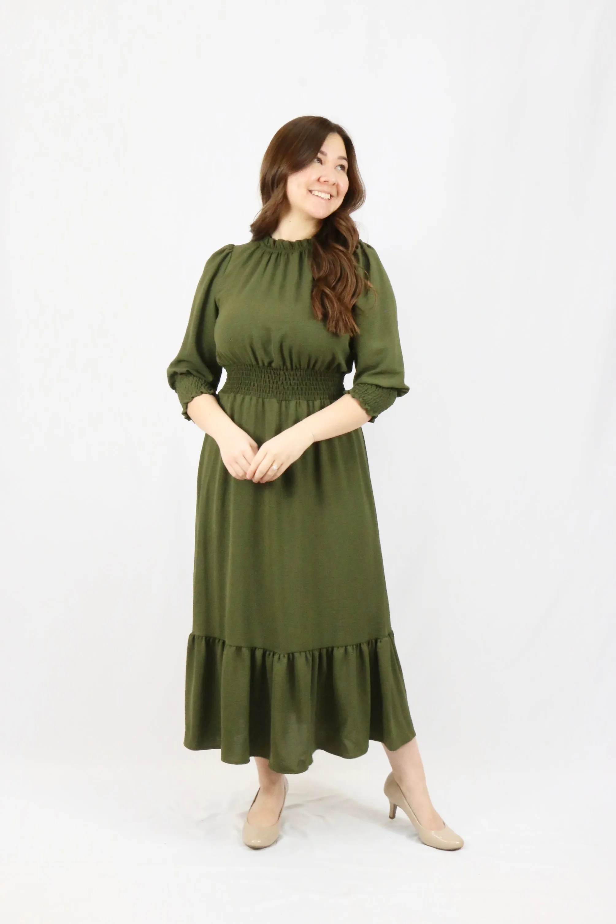 Lexie Dress - Olive