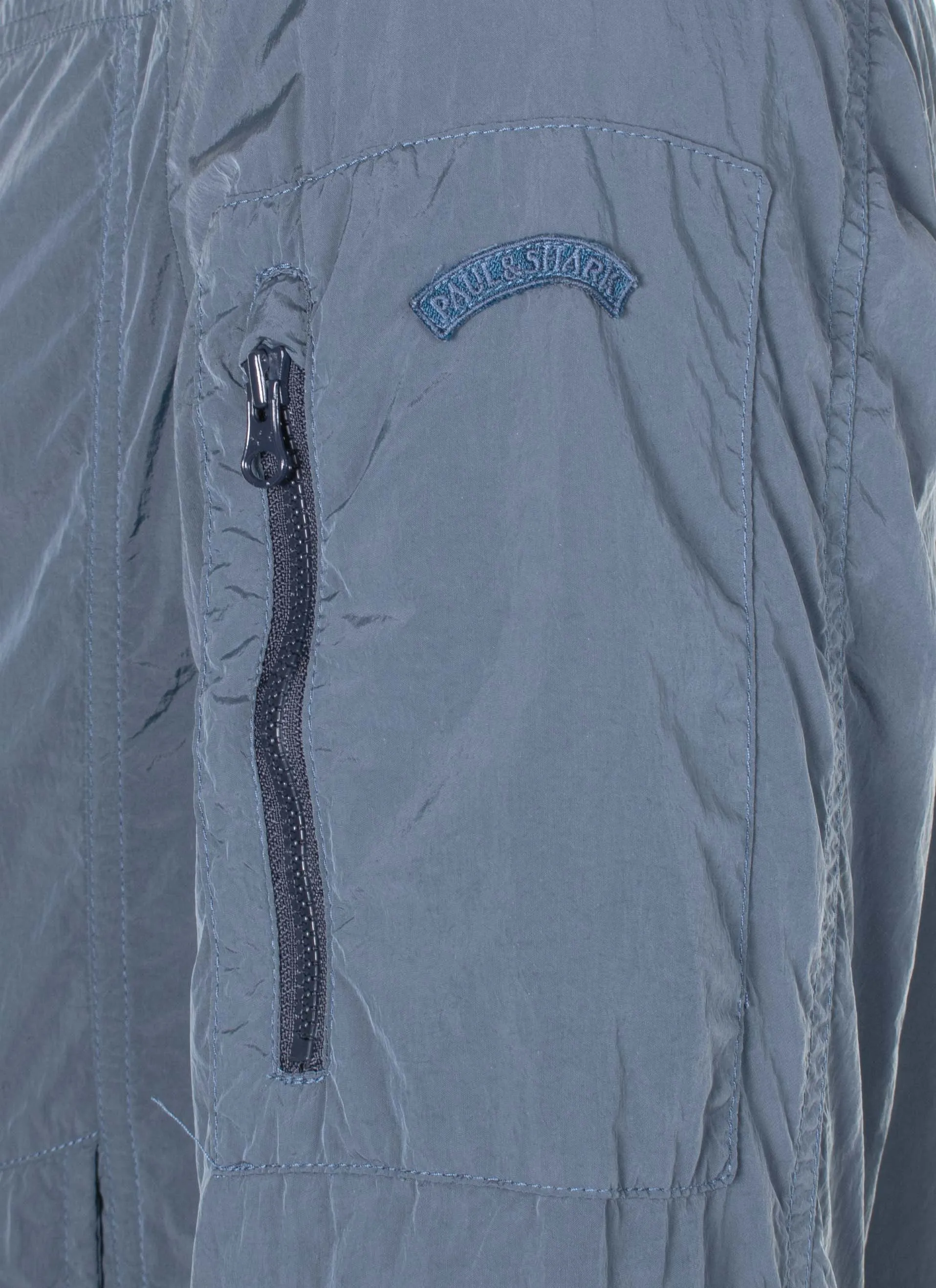 Lightweight Econyl Jacket Blue / Grey