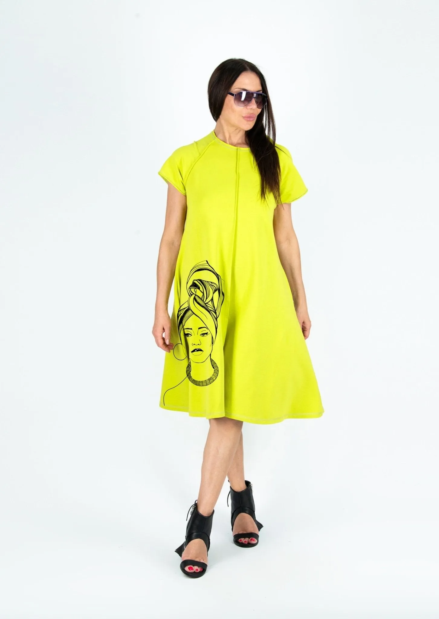 MELISA Cotton Midi Dress