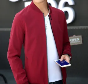 Mens Drawstring Bomber Jacket