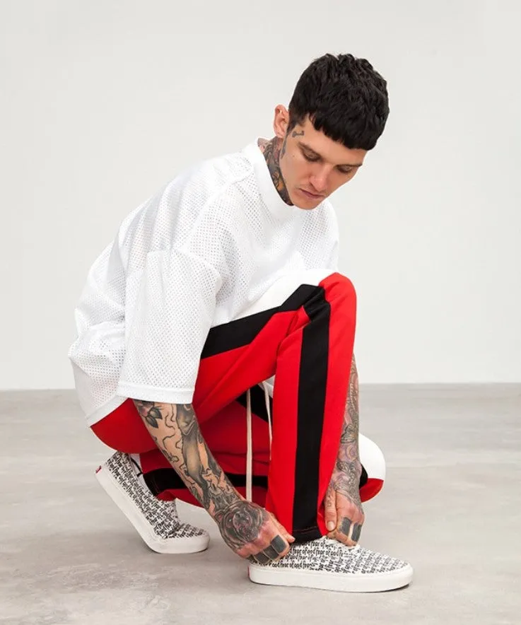 Men's Spring Cotton Elastic Waist Multicolor Sweatpants