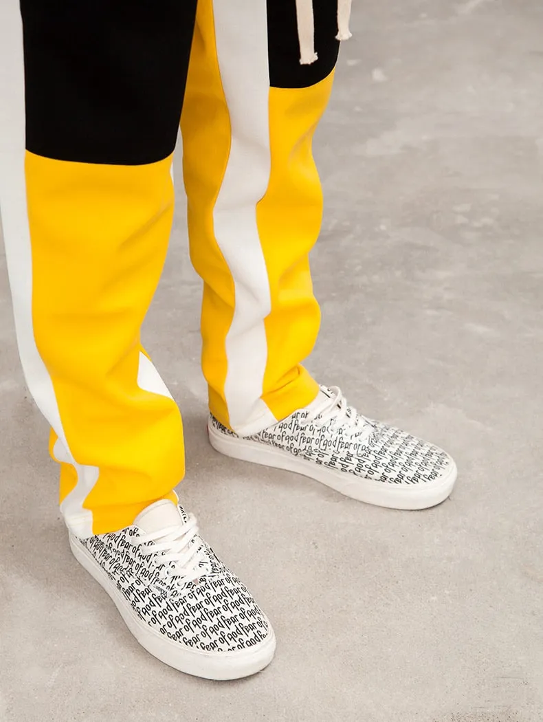 Men's Spring Cotton Elastic Waist Multicolor Sweatpants