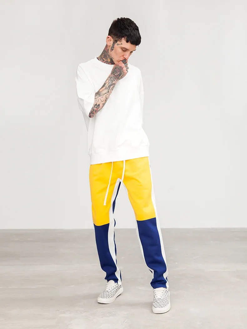 Men's Spring Cotton Elastic Waist Multicolor Sweatpants