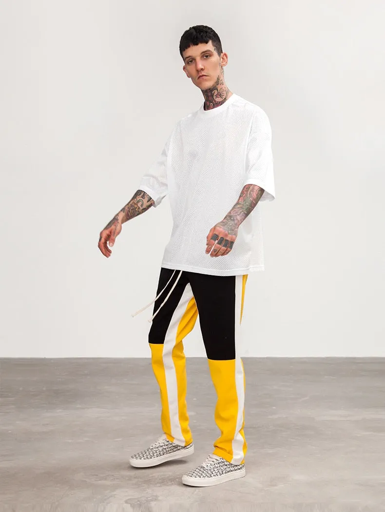 Men's Spring Cotton Elastic Waist Multicolor Sweatpants