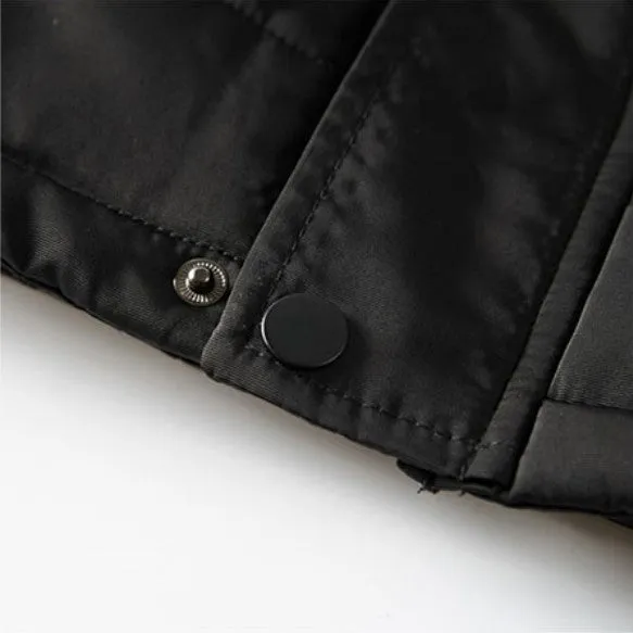 Men's Winter Cotton Hooded Thick Warm Mid-Long Parka